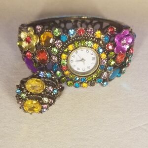 Colorful Crystal Watch
